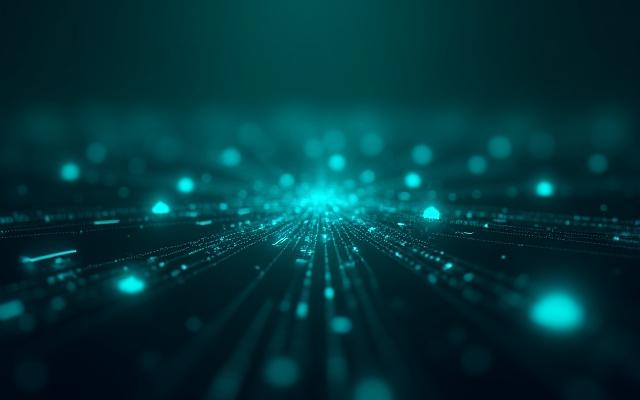 Abstract representation of robust API development, featuring interconnected nodes and code snippets in a digital network